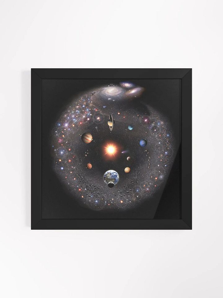 Milky Way Log View Framed Print! product image (1)