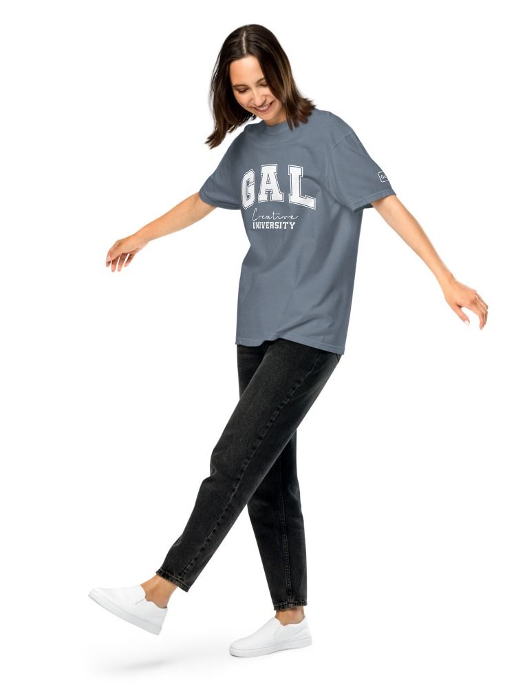 Gal University Heavyweight T-shirt (Unisex) product image (8)
