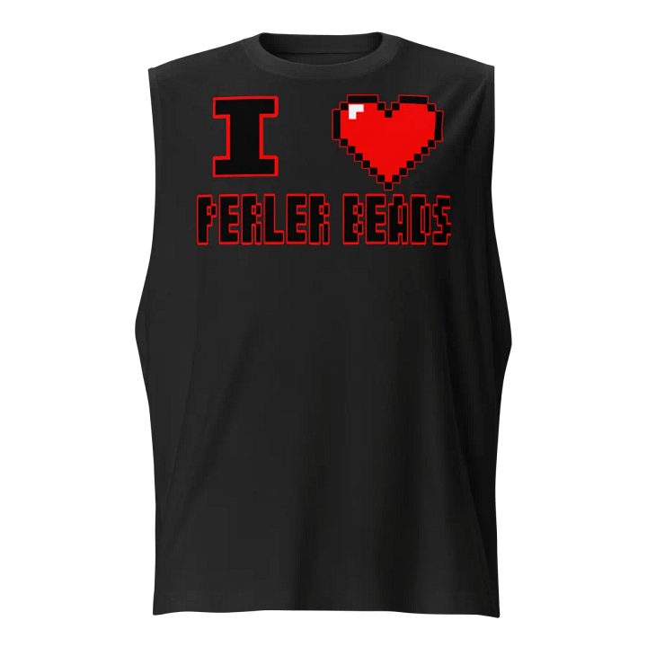 I Heart Perler Bead 2 Tank product image (1)