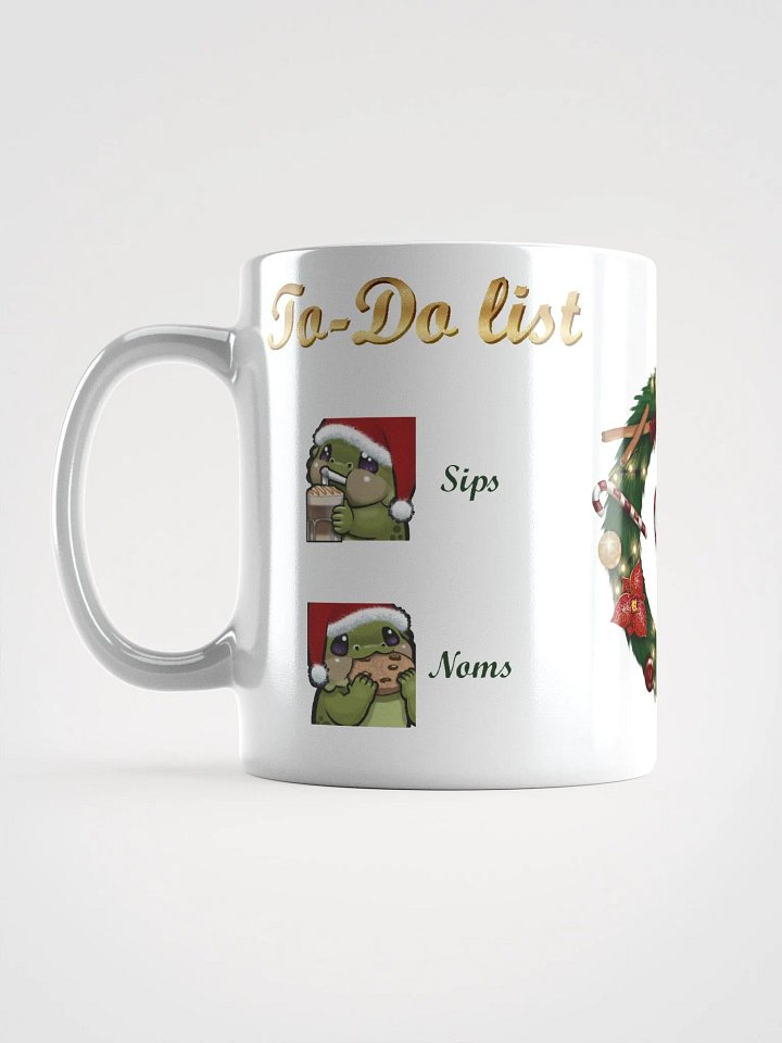Lizzmas To-Do List Mug, white product image (2)