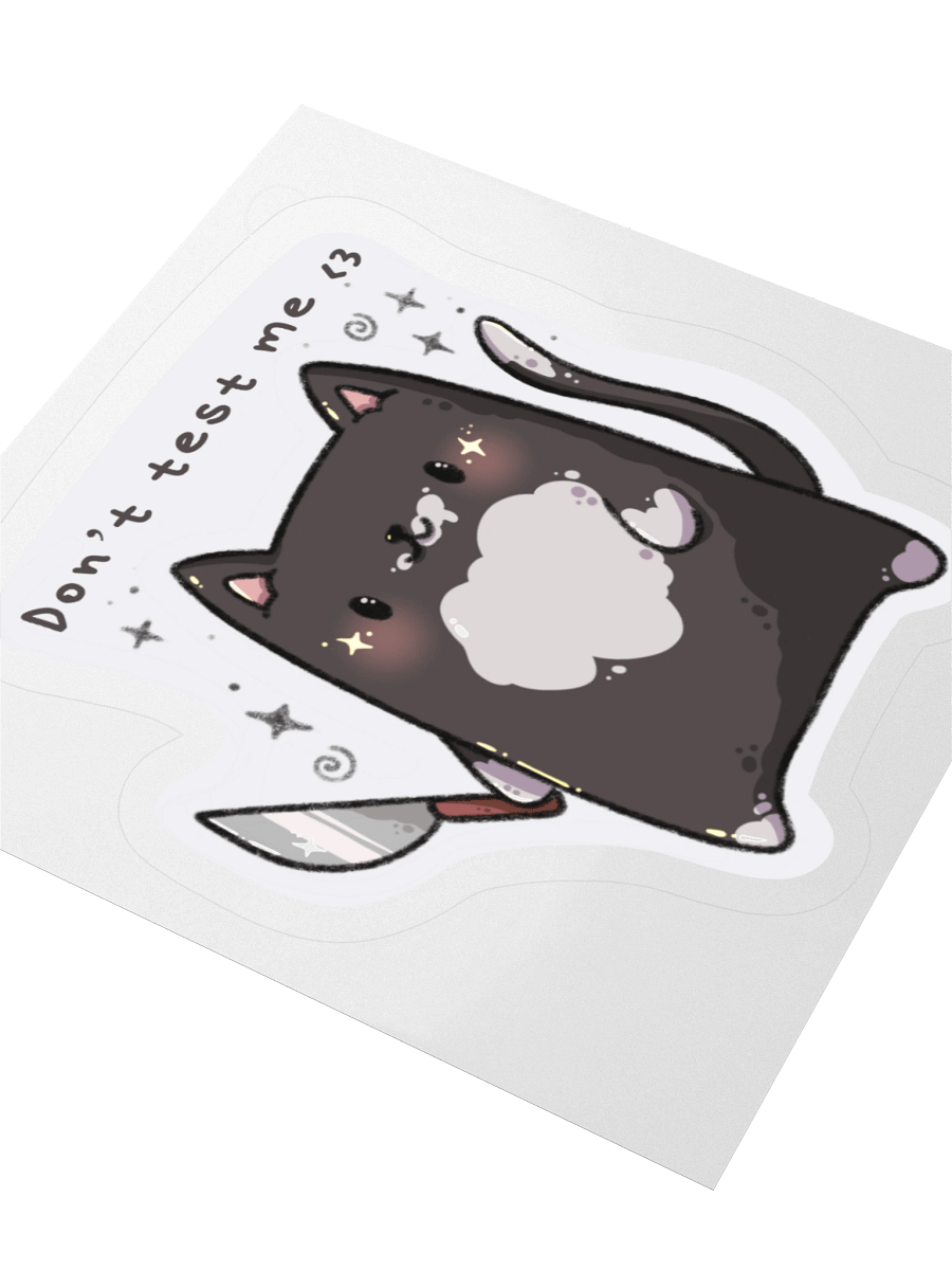 Picasso Dont Test Me Sticker product image (9)