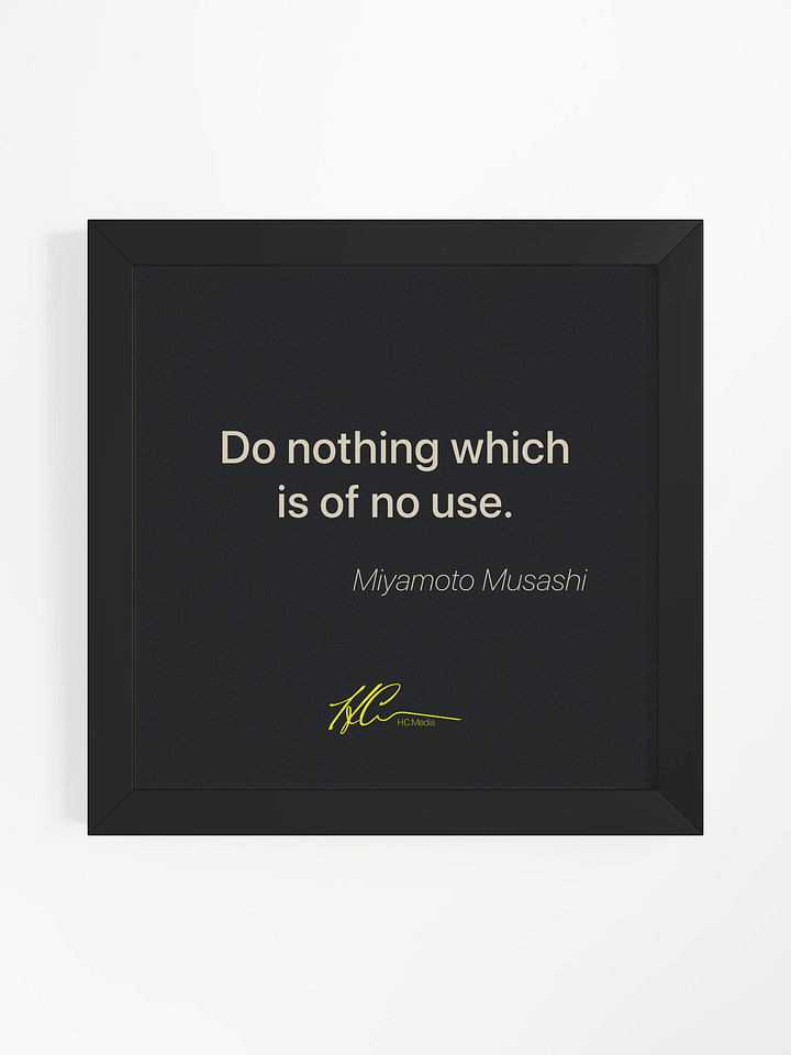 Miyamoto Musashi Q5 - Framed Poster product image (1)