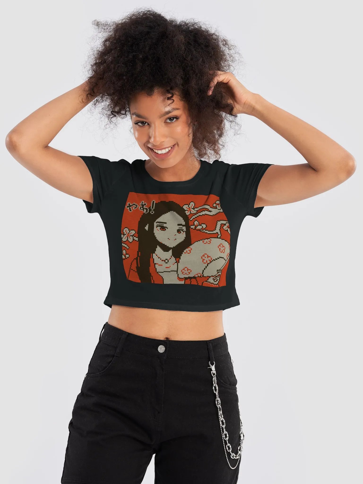 Yaa! Lani Pixel Crop T-shirt product image (9)