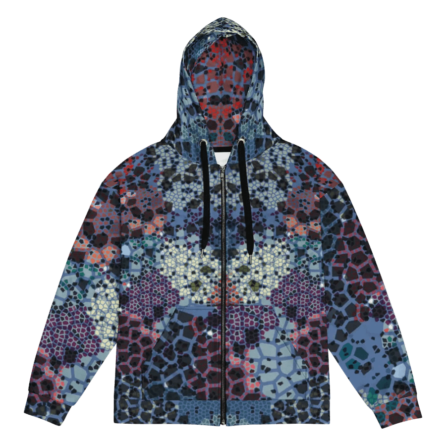 Stained glass Recycled Unisex Zip Hoodie product image (2)