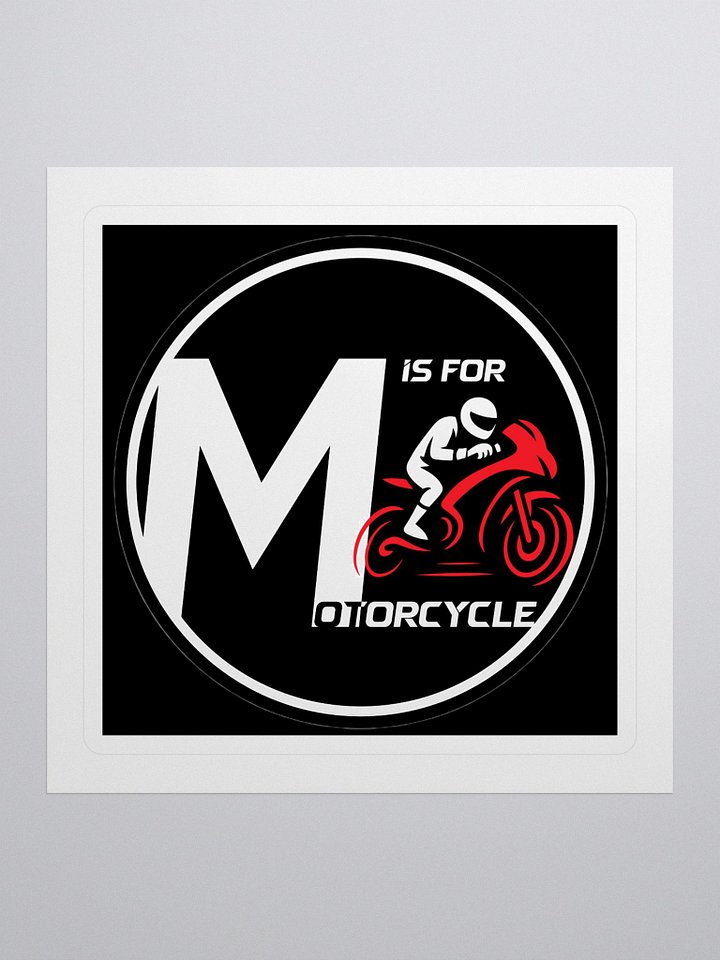 M is for Motorcycle - The Sticker product image (1)