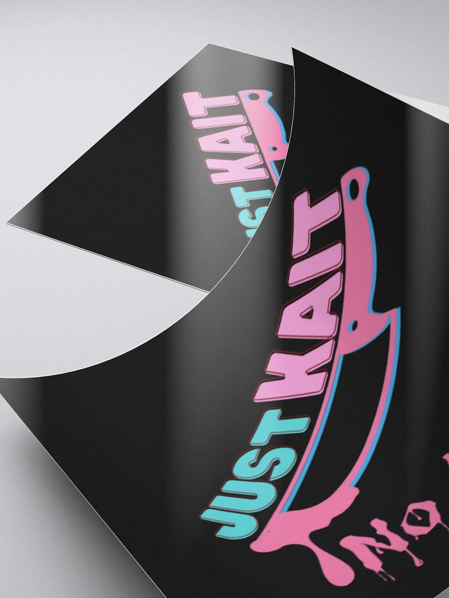 Black JustKaitNoLyn Sticker product image (4)