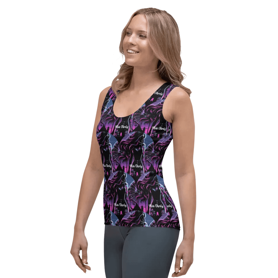Mysterious Miss Shorty All over Print Tank product image (3)