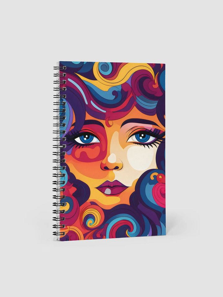 Psychedelic Beauty Spiral Notebook product image (1)