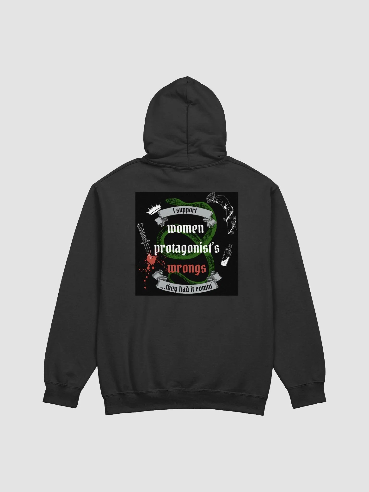 Rebellious Protagonist Empowerment Unisex Mid Weight Hoodie product image (17)