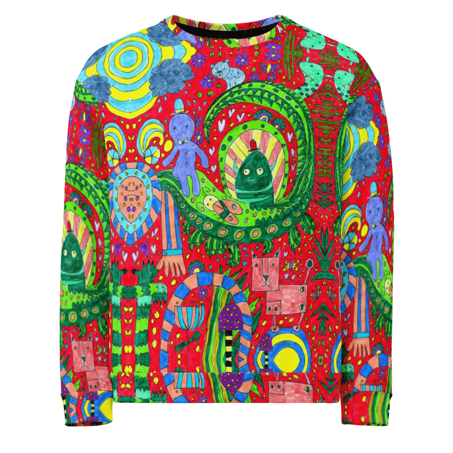 Abstract Doodle Imagination Unisex Sweatshirt product image (3)