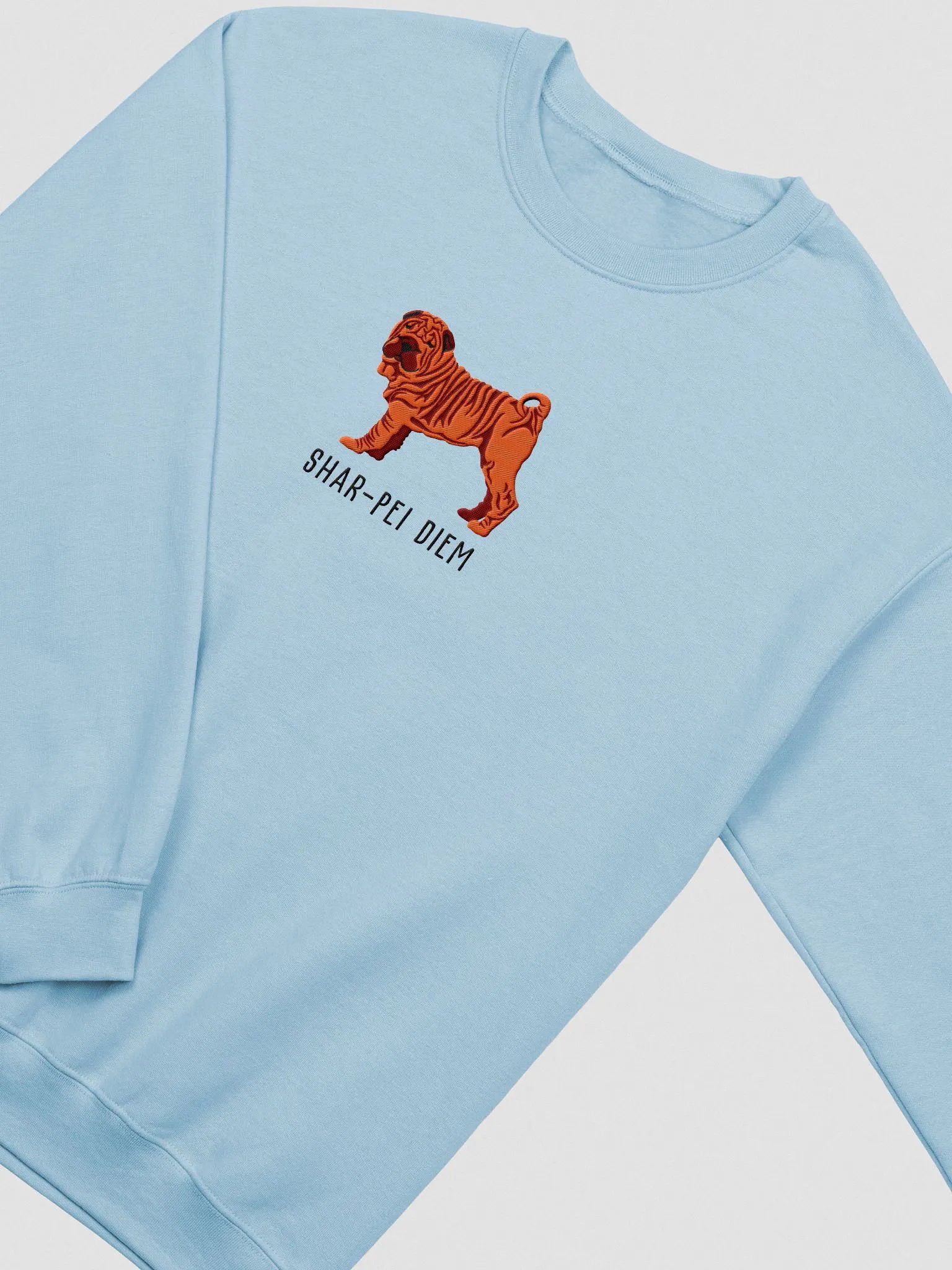 Shar-Pei Diem Sweatshirt (Embroidered) of a Chinese Shar-Pei(Red) product image (6)