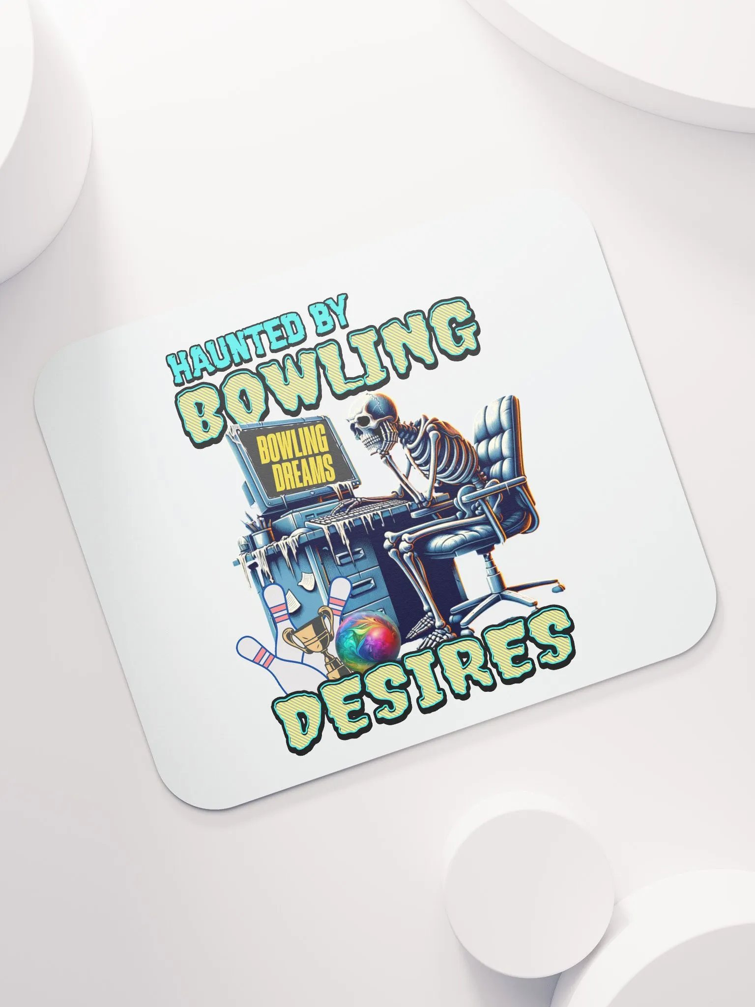 Haunted By Bowling Desires Mouse Pad product image (7)