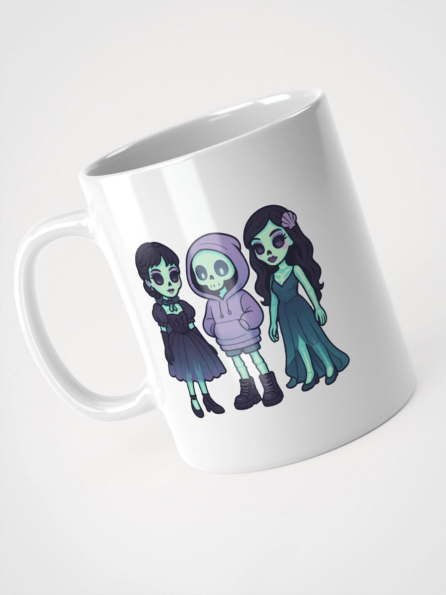 Spooky Skeletons White Glossy Mug product image (1)