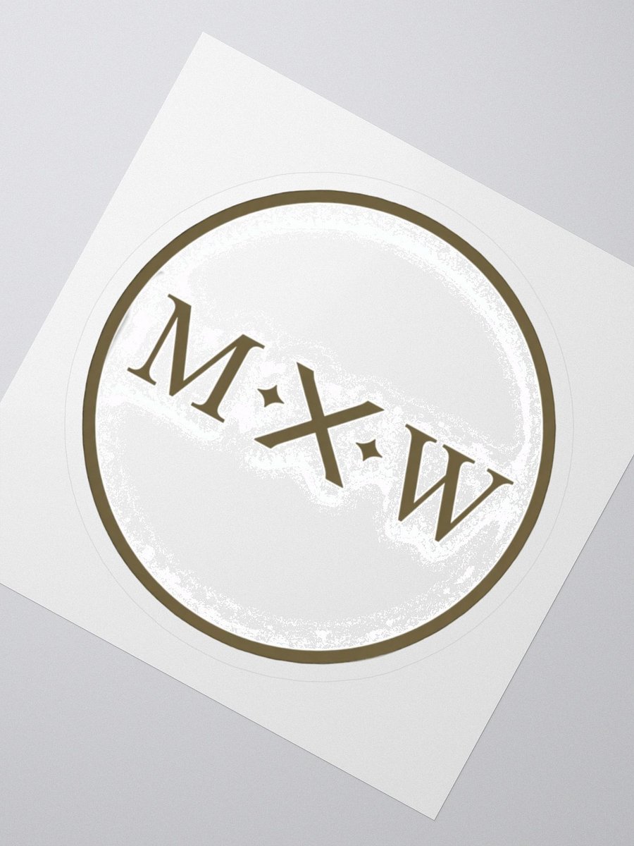 Morning Word Logo Sticker product image (2)