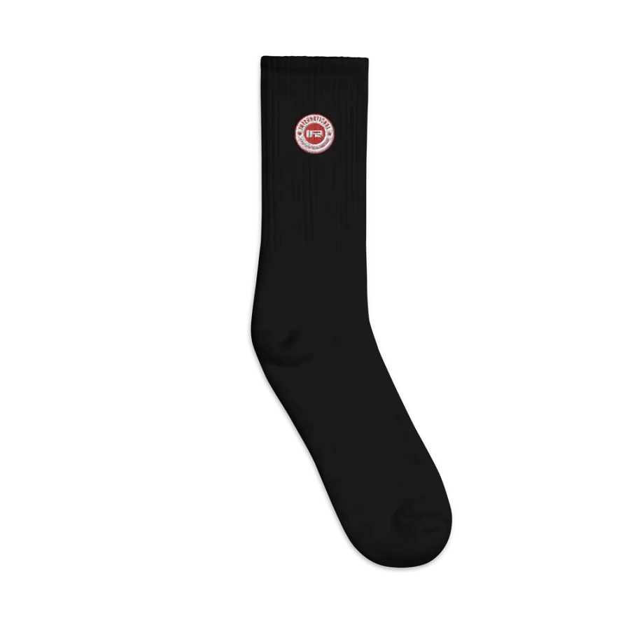 IFBNewsfeed.Org's SOCCO Embroidered Crew Socks product image (4)