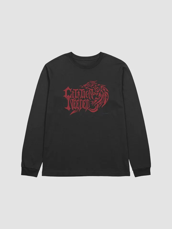 Citation Needed Metal Chaos Dragon Long Sleeved T-Shirt product image (5)