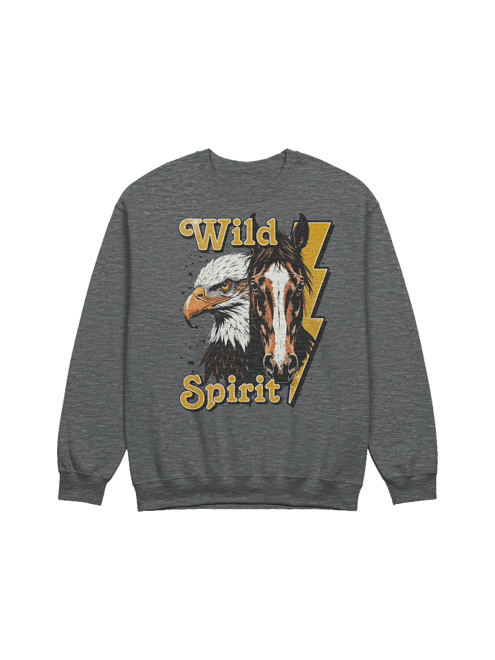 The "Wild Spirit" Eagle & Horse Sweatshirt product image (2)