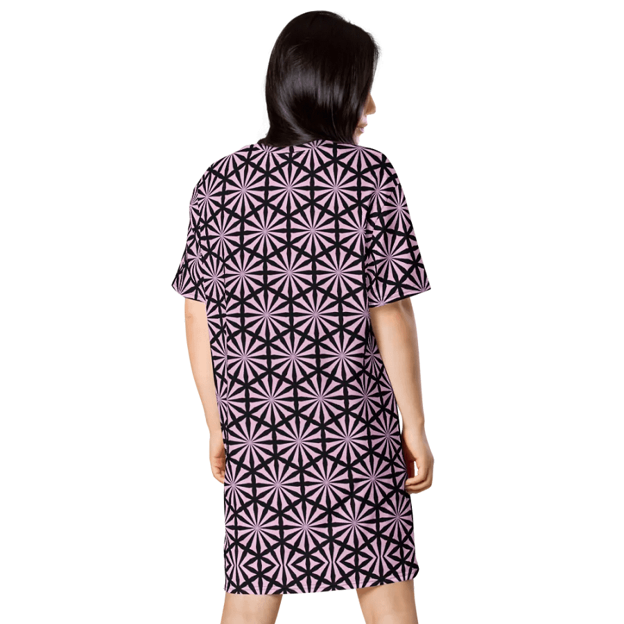 Abstract Shapes and Angles T Shirt Dress product image (4)