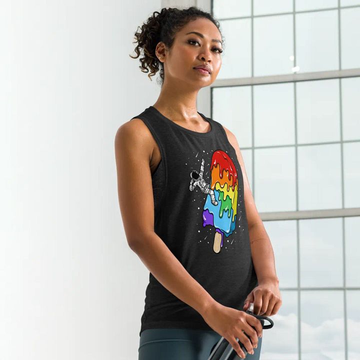Galactic Popsicle Women's Flowy Muscle Tank product image (2)
