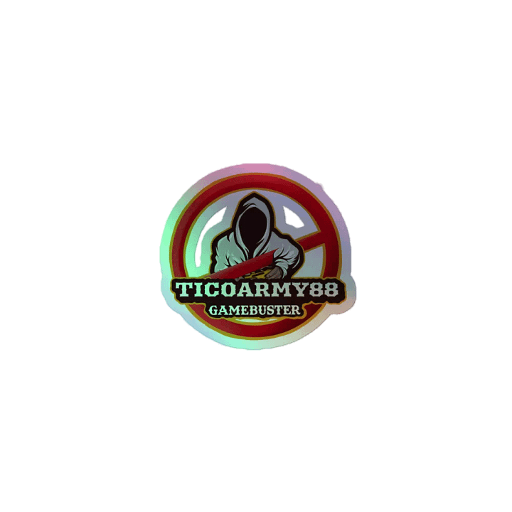 ticoarmy88 gamebuster holografic sticker product image (1)