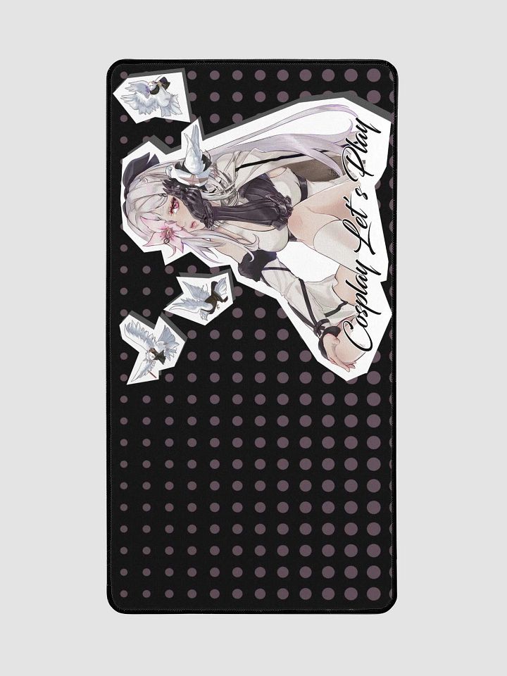 LZ's pigeons black mousepad product image (2)