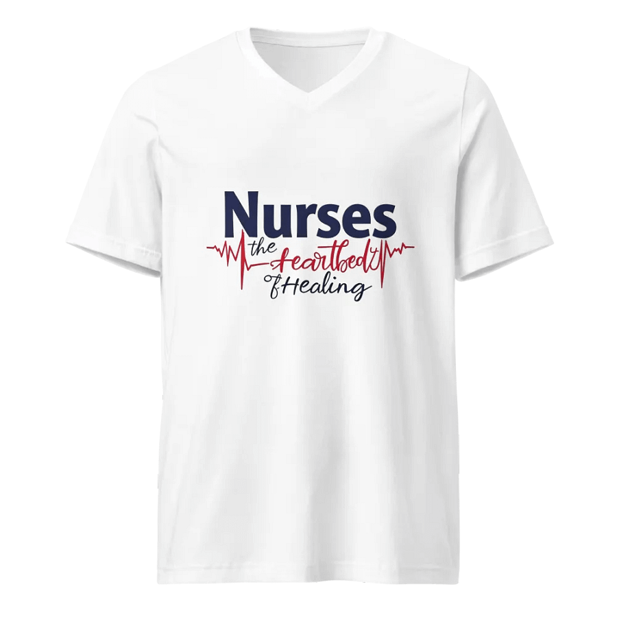 Heartbeat of Healing V-Neck Tee product image (1)