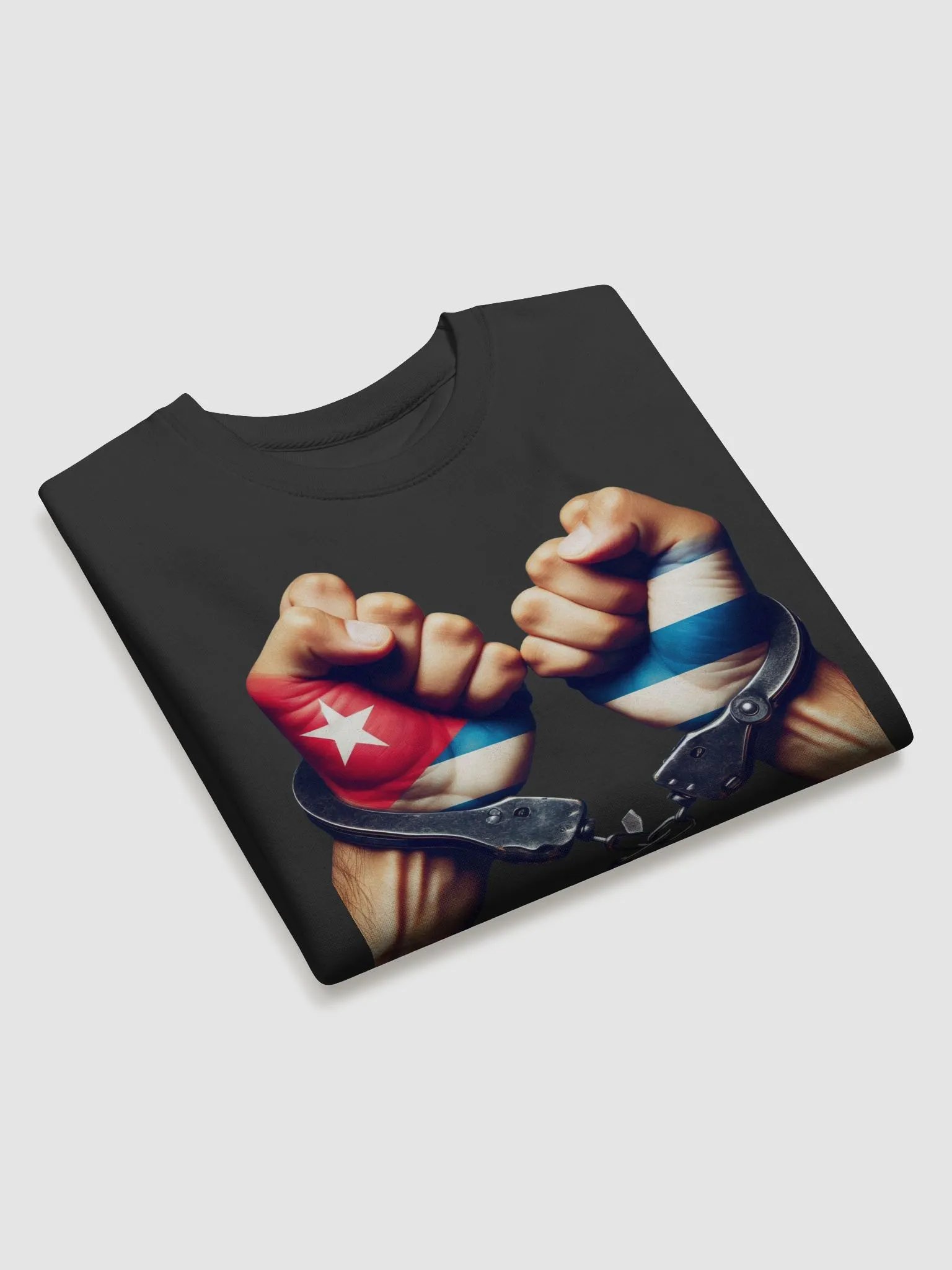 Cuban Flag Freedom Fist Premium Sweatshirt product image (3)