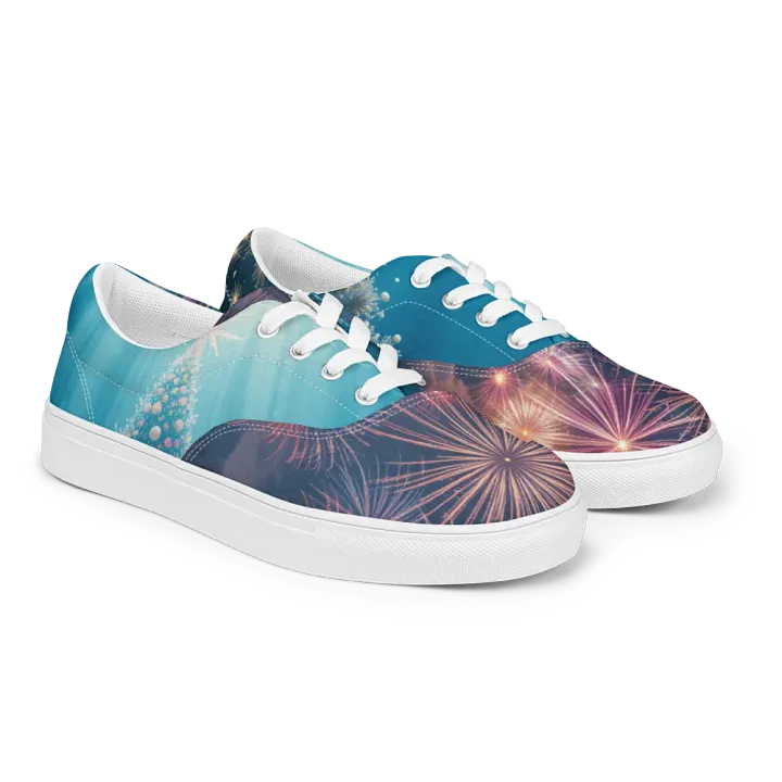 Aqua Glow Men's Canvas Shoes product image (2)