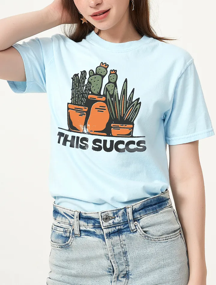 This Succs | Funny Retro-Style Hipster T-Shirt of Succulent Plants for Gardening and Plant Lovers product image (5)
