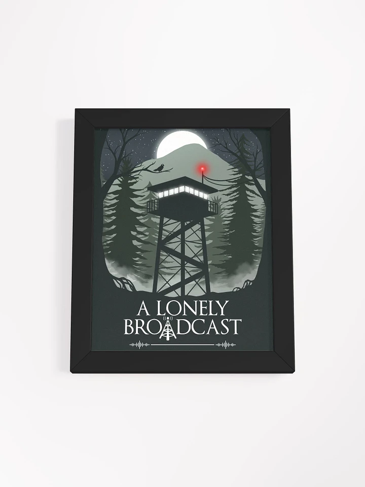 A Lonely Broadcast book cover poster (framed) product image (1)
