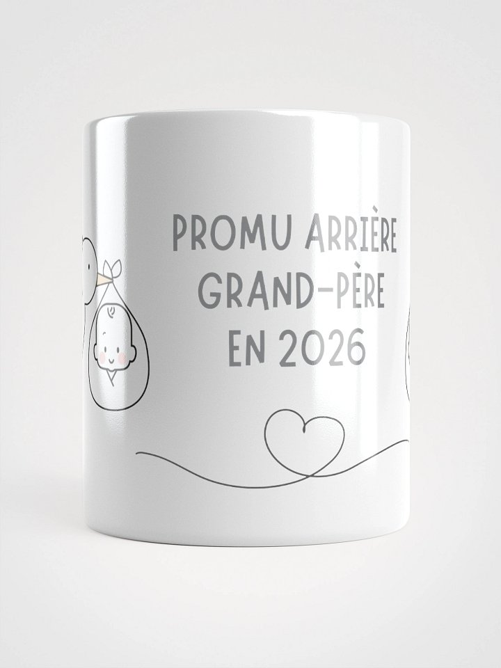Mug Blanc - Promu Arrière-grand-Père en 2026 - Cigogne Annonce Naissance - Cadeau Original product image (1)