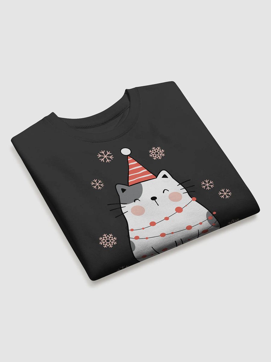Meow-y Christmas Cat Sweatshirt product image (3)