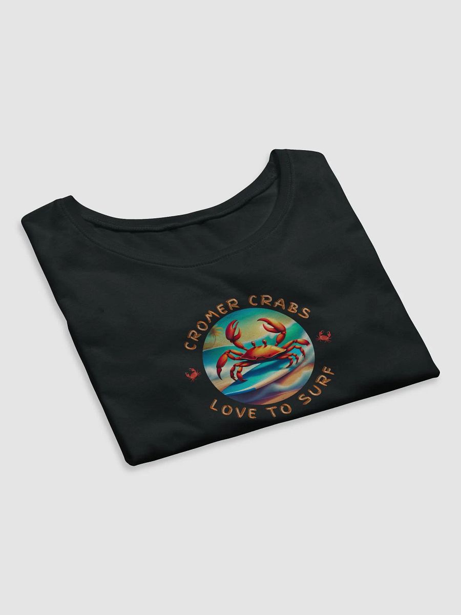 Cromer Crabs Love to Surf Crop T-Shirt product image (13)