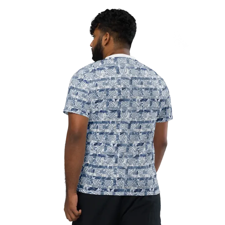 Blue Rainforest | Recycled Unisex Sports Jersey product image (2)