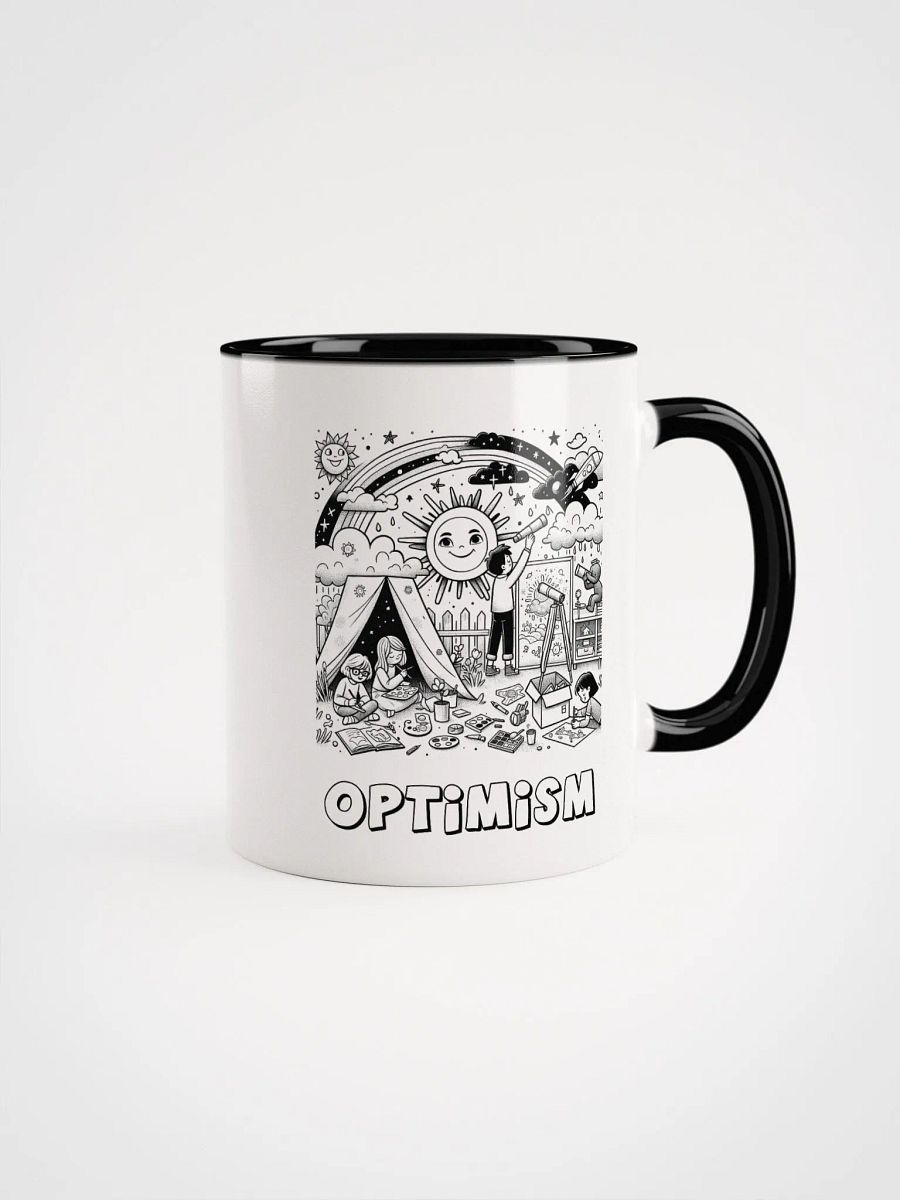 Optimism’s Bright Horizon Coloring Book Mug product image (1)