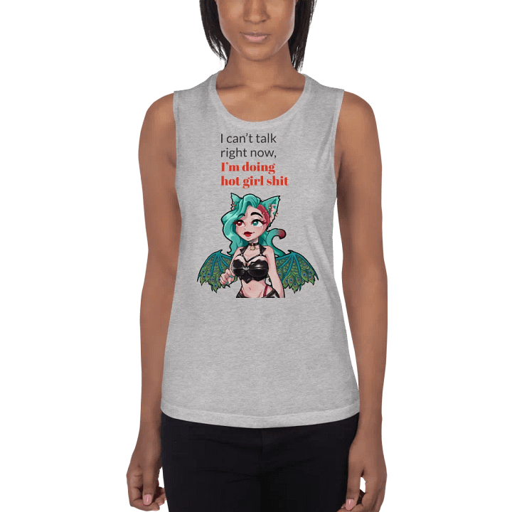 Can't talk Jemini is doing hot girl shit tank top product image (13)