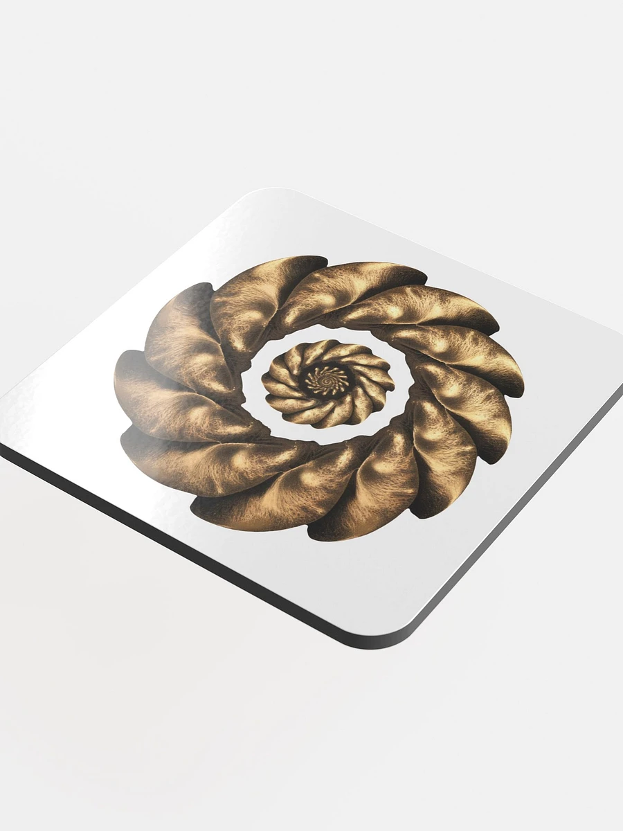 Golden Spiral Cork Coaster Set product image (1)