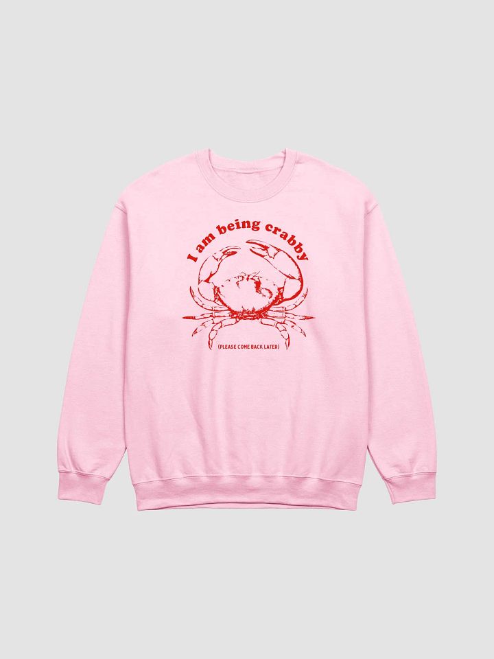 I am being crabby Crewneck product image (1)