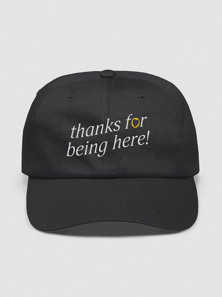 thanks for being here! Hat (Gold) product image (2)
