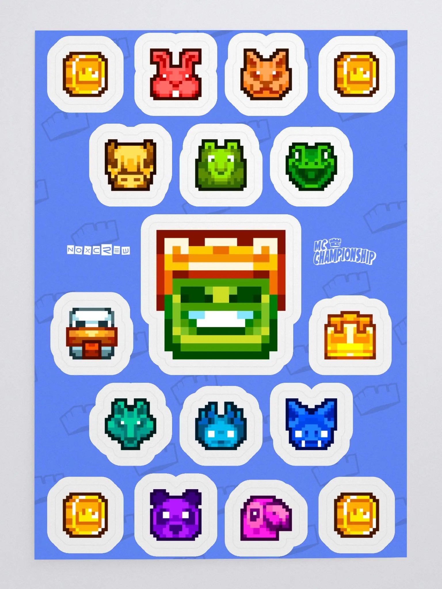 MC Championship Team Mascots Sticker Sheet product image (1)