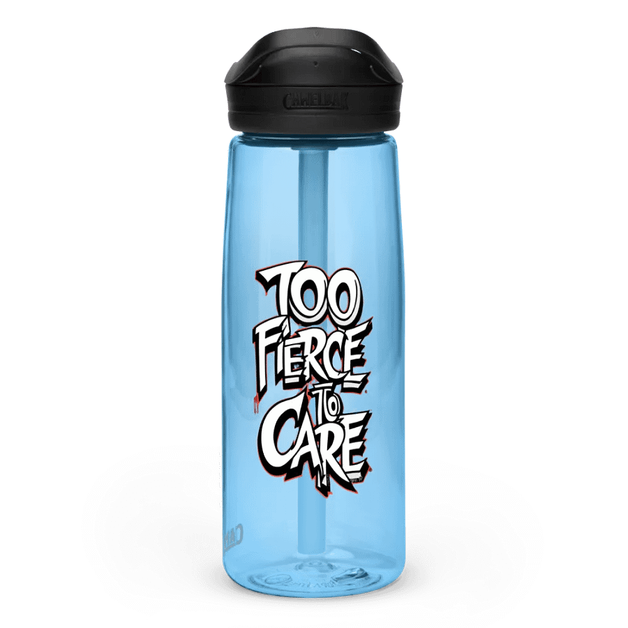 Too Fierce to Care Sports Water Bottle product image (1)