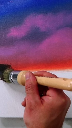 Step by step Landscape Painting Glowing Sky Oval Brush Art #acrylicpainting #paintingtechniques 

Unlock the magic of nature ...