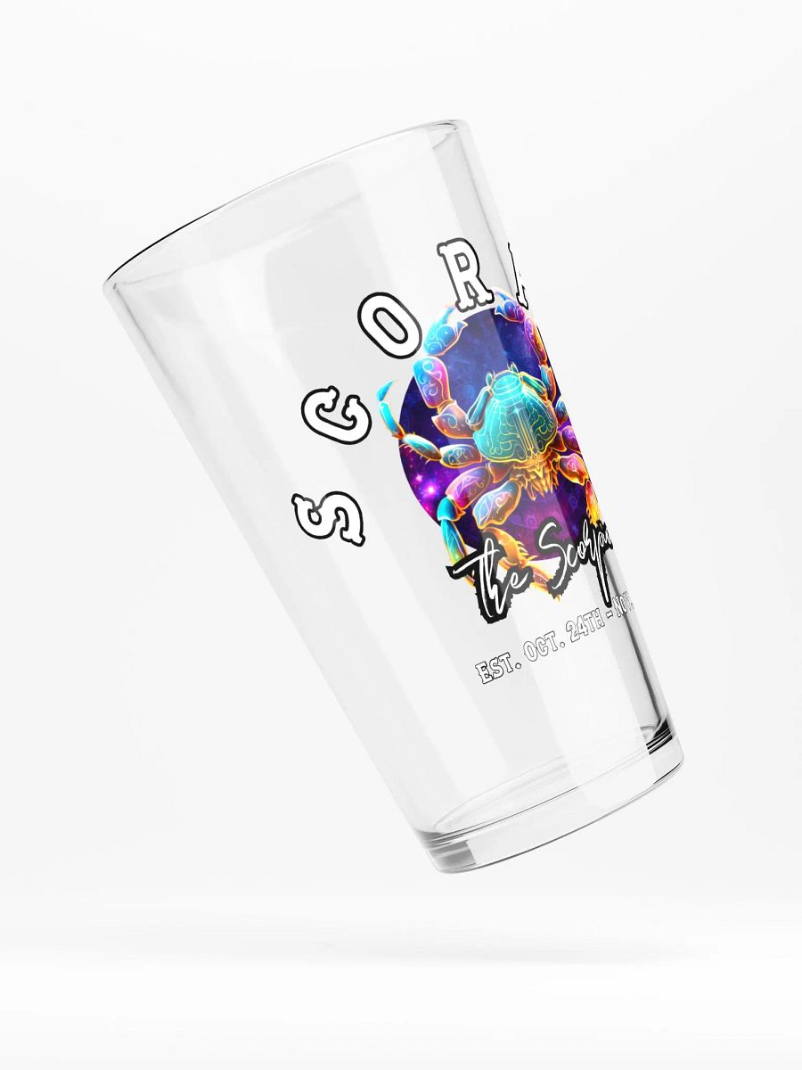 Scorpio - Zodiac Shaker Pint Glass product image (4)