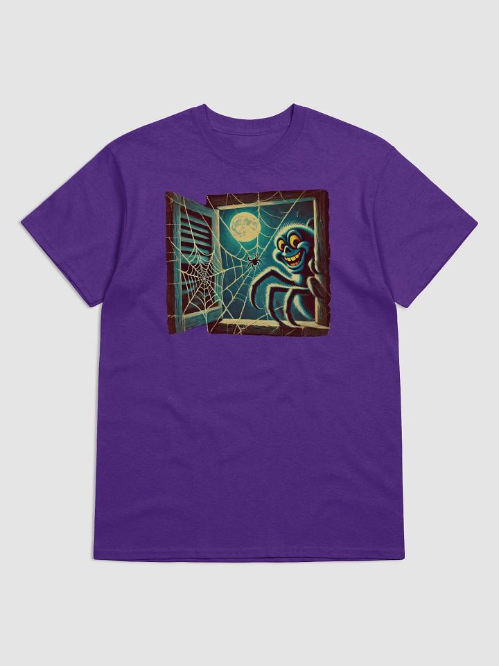 Giant Spider in Window Adult Unisex T-Shirt product image (26)
