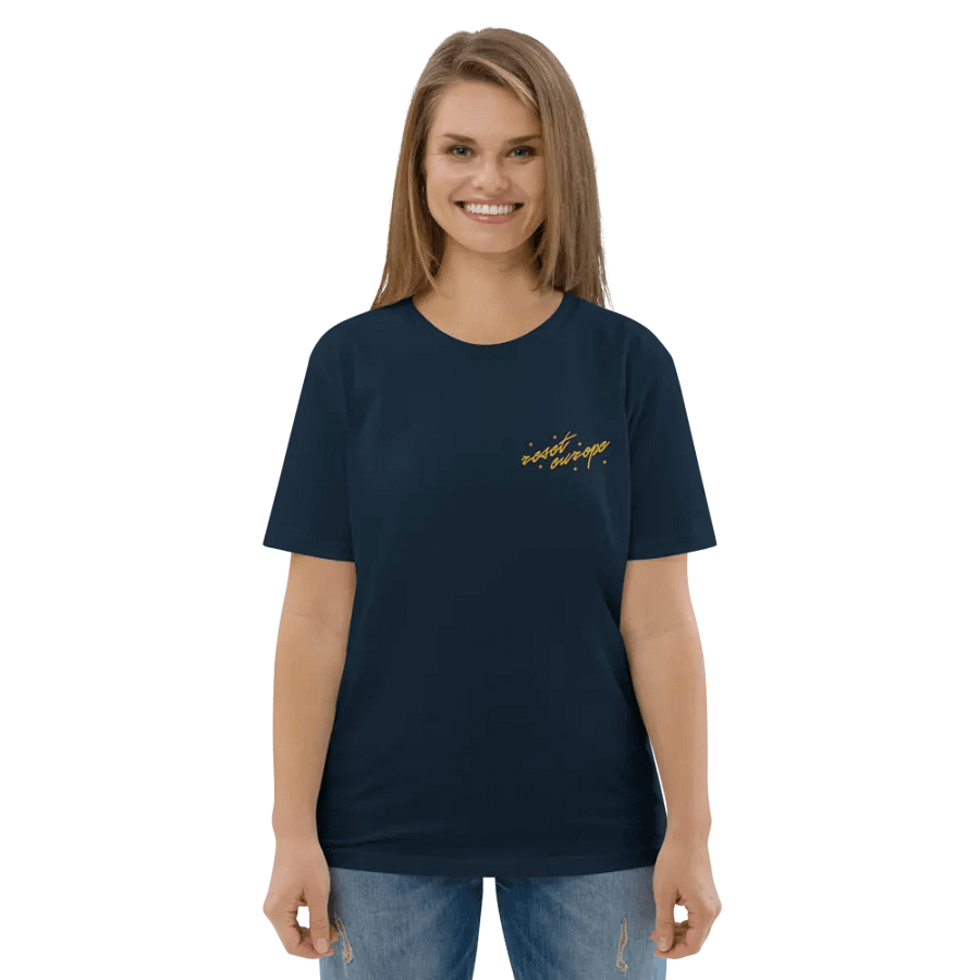 reset europe embroidered t-shirt - 100% organic cotton product image (10)