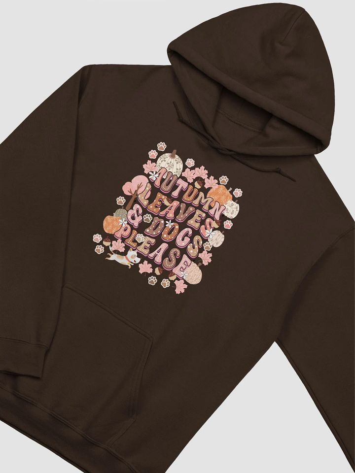 Autumn Leaves & Dogs Please Retro Design Hoodie product image (1)