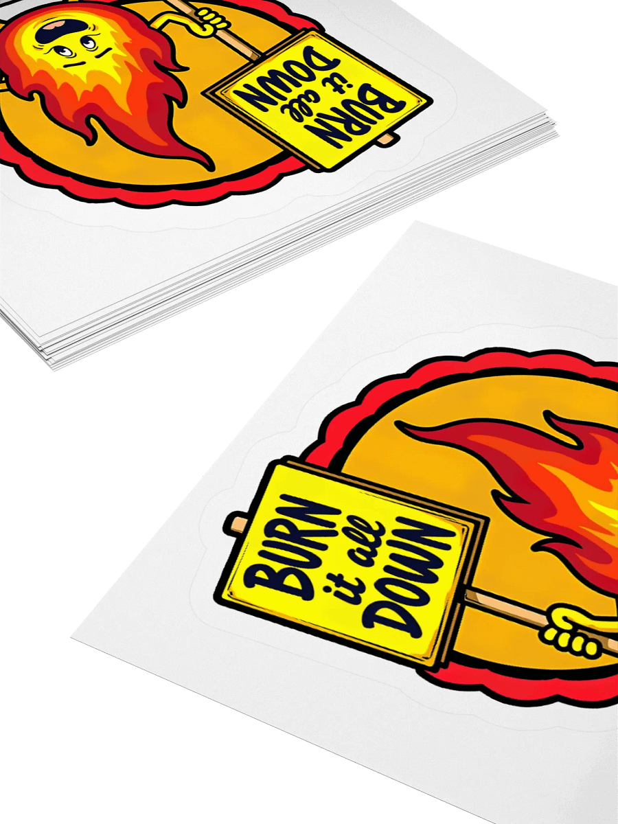 Burn It All Down Sticker product image (11)