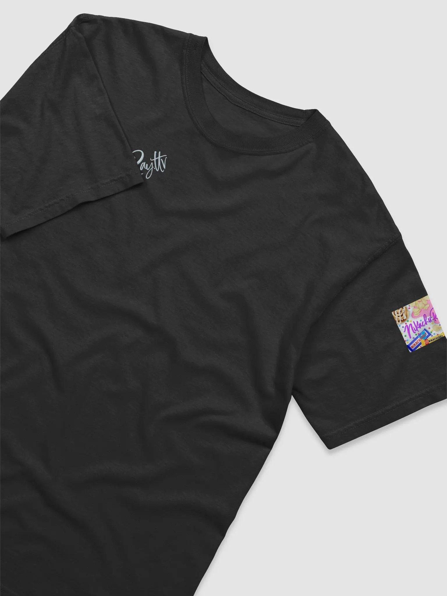 NikachuRay.Tv Simple Icing T-Shirt w/ OFFLINE Sign on Sleeve product image (3)