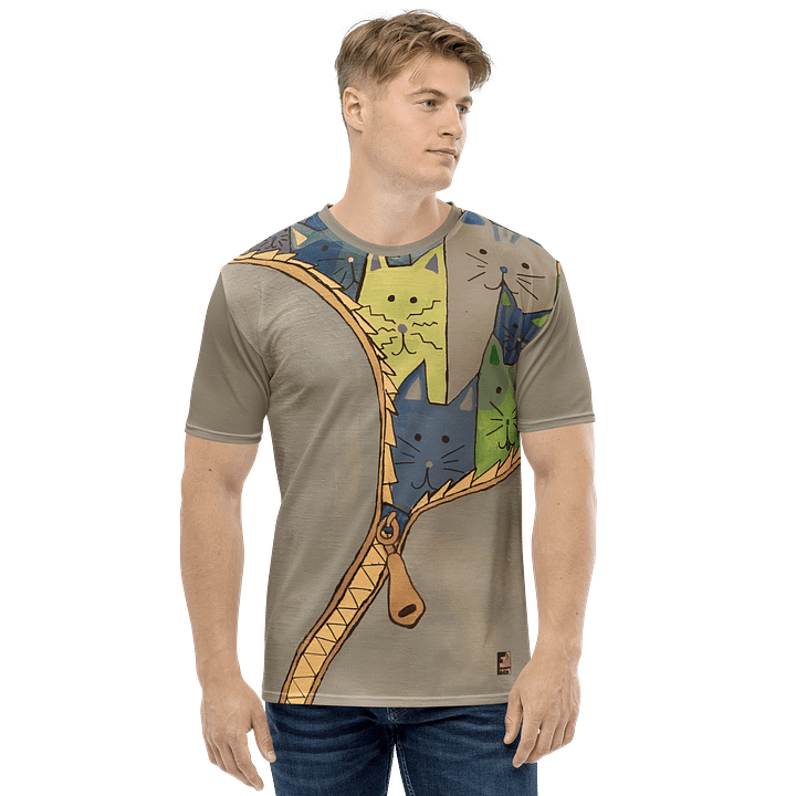 "Unleash The Cats" Tee (Grey) product image (1)