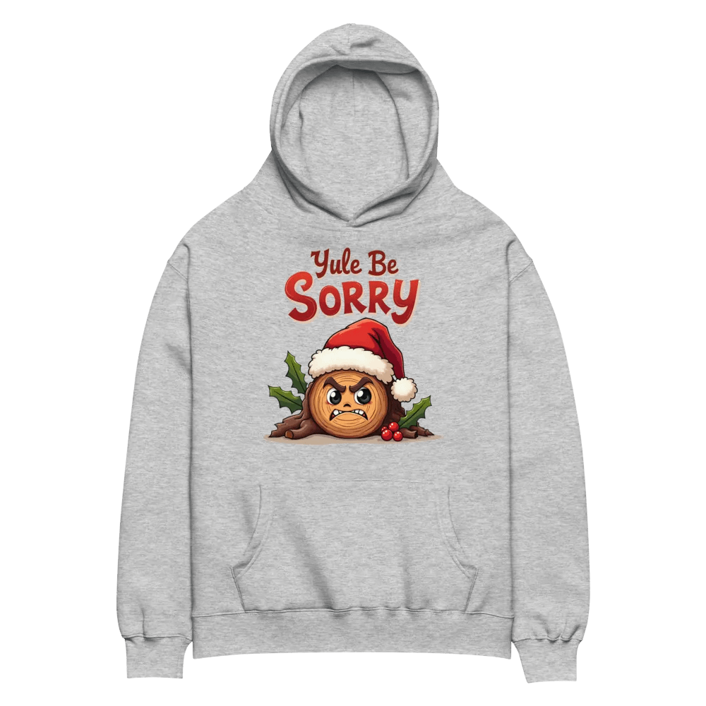 Yule Be Sorry Santa Log Oversized Hoodie product image (8)